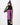 Yotei Merino High Neck Long Sleeve - Purple Bolt / Walnut / Black | Women's Long Sleeve Top